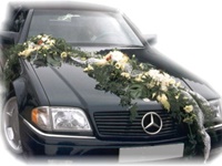 Autoschmuck weiß grün