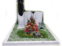 Winterschmuck 4 Abdeckung und Gesteck