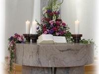 Hochzeit, Dekoration in der Kirche