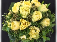 Strauß für eine standesamtliche Trauung mit hellgelben Tulpen